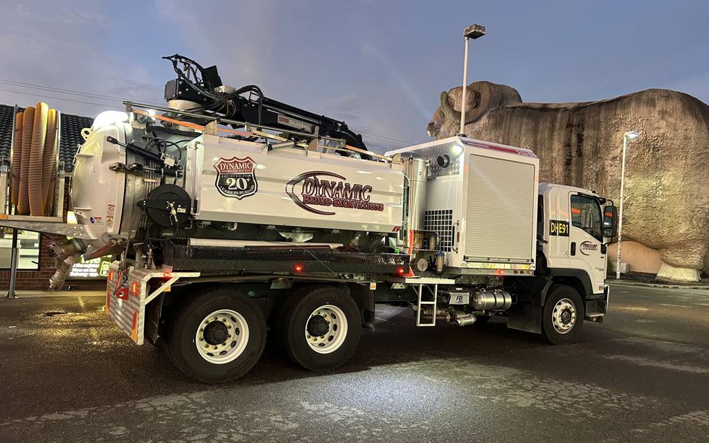 Heavy vehicle with signwritten tank and cab graphics produced by Dynamic Graphics